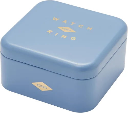 Vista 7 de Fossil Reloj de anillo de acero inoxidable de cuarzo para mujer
