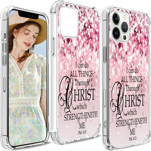 Vista 7 de Funda protectora para iPhone SE 3 / SE 2/7/8 con versículo bíblico [ajuste delgado y cobertura completa] parachoques compatible con teléfono 8/7/SE