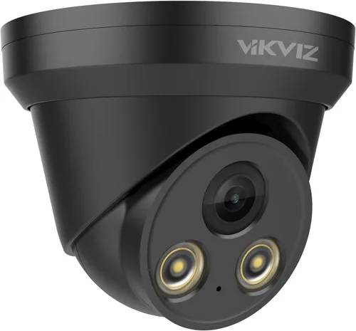 Vista 13 de Cámara IP PoE de 4MP para exteriores con detección de movimiento humano/vehículo y micrófono integrado, gran angular de 118°, lente de 0.110 in