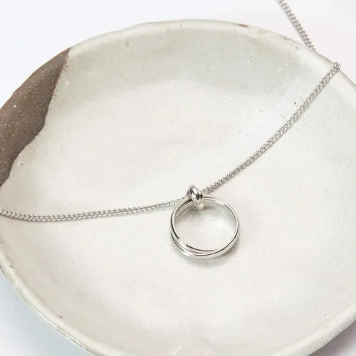 Vista 2 de Collar de regalo de la condolencia de Ava Regalo perfecto para aquellos con enfermedad, cáncer, quimio y enfermedad El colgante de regalo
