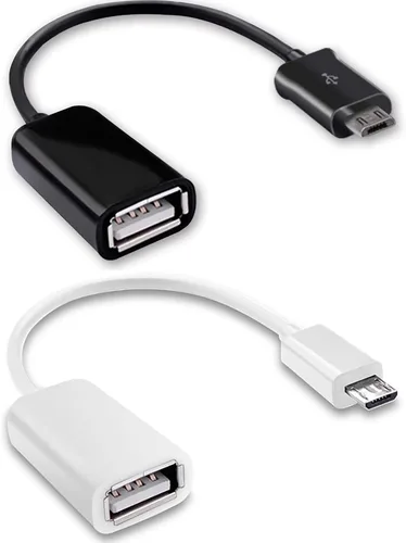 Vista 3 de OTG a USB funciona para FiGO Virtue con potencia On-The-Go (Negro)