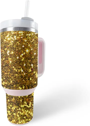Vista 8 de MightySkins Skin - Vaso de vinilo compatible con Stanley The Quencher H2.0 FlowState de 40 onzas, diseño de mármol de albaricoque, protectora