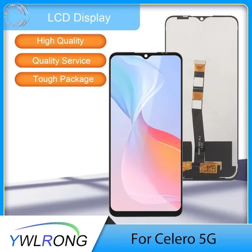 Vista 2 de para Boost Mobile Celero 5G Reemplazo de pantalla LCD táctil digitalizador Asamblea para Boost Mobile Celero 5G con kit (negro)