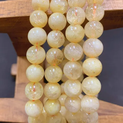Vista 491 de Gem Avenue Handmade Round Bead Stretch Bracelet Unisex Natural Stone Beaded Jewelry for Men & Women, Elastic Wristband for Daily Wear