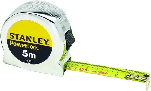 Vista 5 de Stanley 33-231 Regla de cinta Powerlock resistente de 9.8 ft x 1/2 pulgada con caja de metal