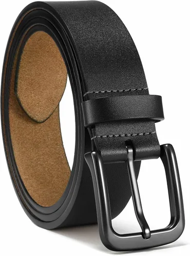 Vista 21 de CHAOREN Cinturones de cuero para hombre - Cinturón de 35mm de cuero genuino para jeans - Regalo para hombre para vestir casual