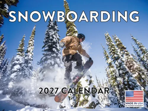 Vista 20 de [Usado] Calendario de deportes de aventura al aire libre, calendario mensual de pared 2026, 12 meses, fabricado en Estados Unidos