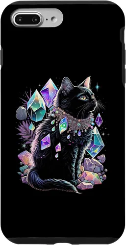 Vista 9 de Funda con diseño de ilustración para iPhone 15 con diseño de gato esotérico