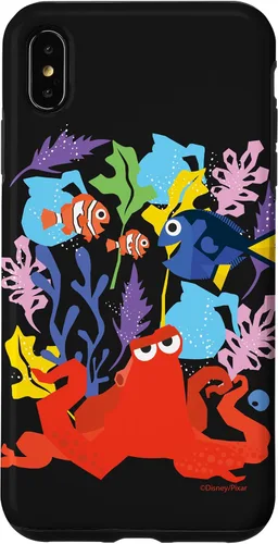 Vista 11 de Funda para iPhone 16 Disney PIXAR Finding Dory Nemo, Marlin y Hank
