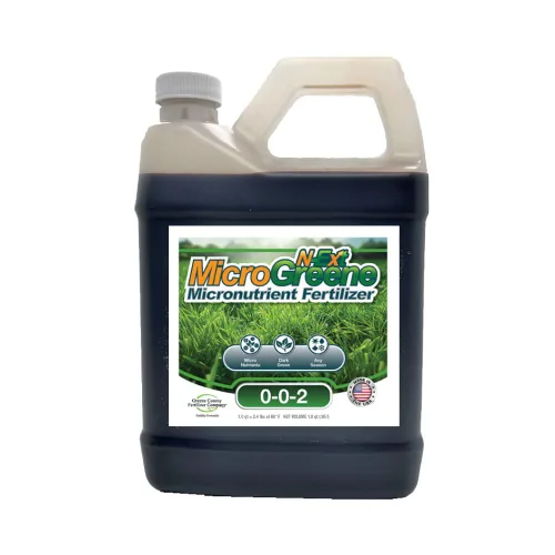 Vista 2 de MicroGreene 0-0-2 Suplemento de micronutrientes con bioestimulantes 2 galones