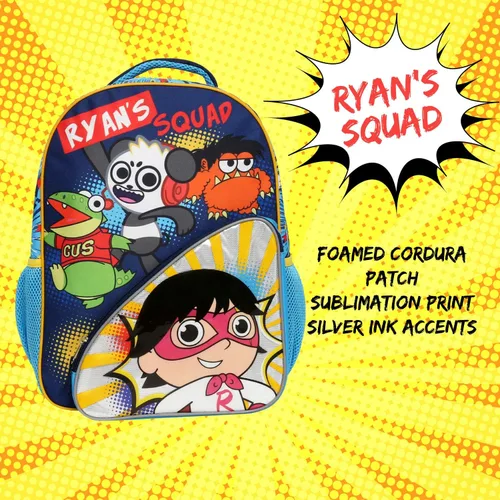 Vista 4 de Ryans World Backpack for Boys Girls Ryan School Bookbag 16 Inch
