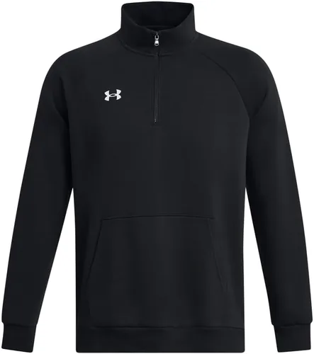 Vista 4 de Under Armour Rival Fleece con cremallera de un cuarto para hombre