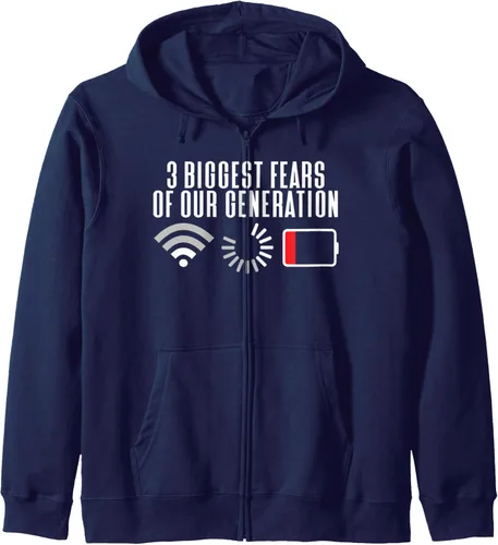 Vista 5 de 3 Biggest Fears Of Our Generation - Sudadera con capucha para hombre y mujer, Negro