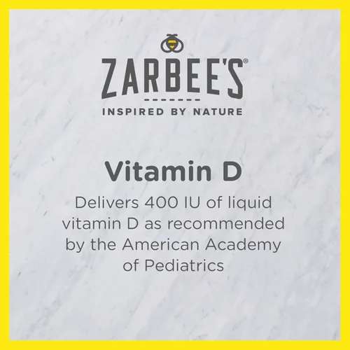 Vista 2 de Zarbee's Naturals para bebé, 531, suplemento de vitamina D Vitamin D Supplement), 1, 1