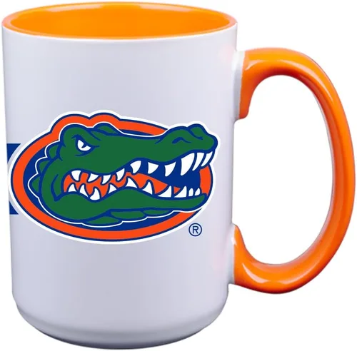 Vista 5 de The Memory Company Taza de café sublimada con licencia oficial de la NCAA de 15 onzas, Universidad de Alabama