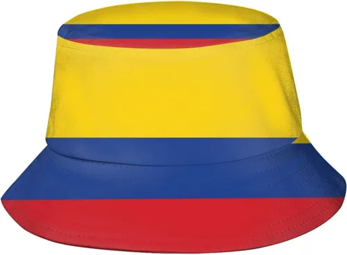 Vista 33 de KiuLoam Sombreros de pescador unisex con bandera, sombreros de pescador plegables para exteriores, verano, viajes, senderismo, playa, gorras