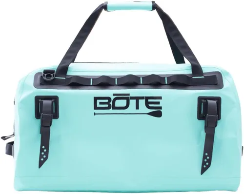 Vista 2 de BOTE Highwater - Bolsa de lona impermeable sumergible tamaño de equipaje de mano con capacidad de 39 litros Seafoam