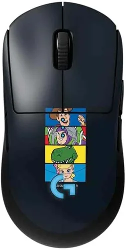 Vista 4 de Skinit Calcomanía de otra piel compatible con el mouse inalámbrico G Pro para juegos, diseño oficial de Disney Toy Story Sheriff Woody