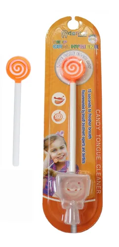 Vista 9 de 55Dental - Juego de raspador o limpiador de lengua para niños, raspadores dentales de plástico sin BPA que ayudan a refrescar el mal aliento, Azul