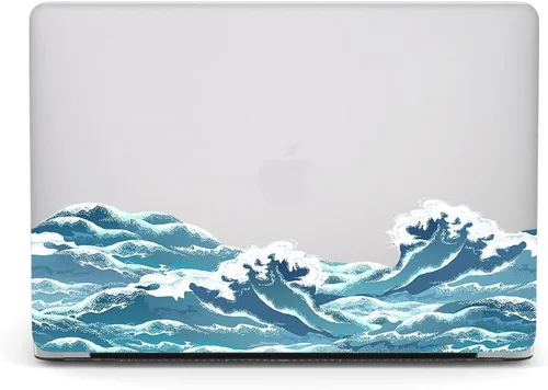 Vista 2 de Funda compatible con MacBook Air de 13 pulgadas versión antigua 2010-2017 Modelos: A1466 y A1369, carcasa rígida de plástico protectora y cubierta