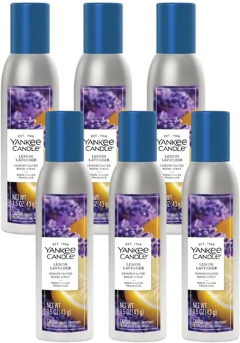 Vista 28 de Yankee Candle Ambientador Concentrado en Aerosol para Habitaciones, Eliminador de Olores para el Hogar, Baño, Manzana y Calabaza, 1.5 Oz