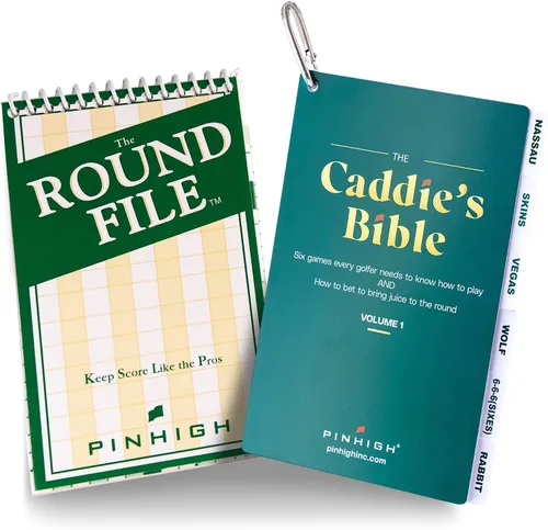 Vista 15 de Golf Essentials: Personalized ID Labels, Pro Scorecards & Game Guides. Weatherproof Accessories for Club Tracking, Stat Logging & Wagering