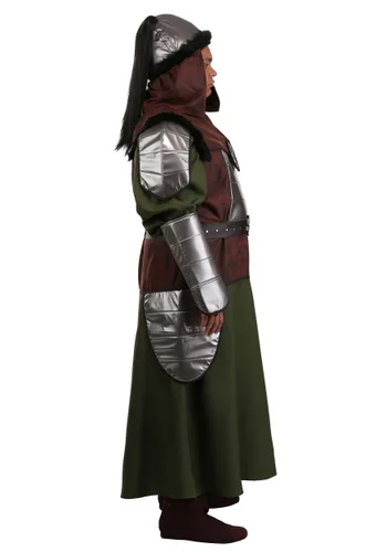 Vista 4 de Disfraz de Gengis Kan para Hombre Talla Plus Multicolor