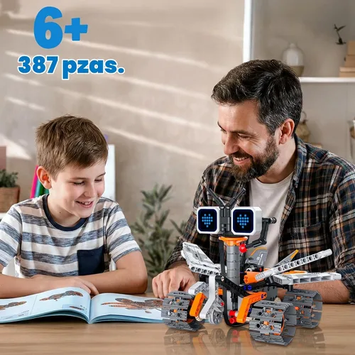 Vista 5 de Kit de construcción de robot STEM para niños 8-12, aplicación 5 en 1