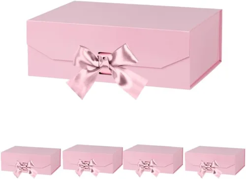 Vista 66 de GoooodGift Caja de regalo grande azul, 1 paquete de 13.5 x 11 x 5.3 pulgadas, caja de regalo de lujo para regalos con tapa de cierre magnético