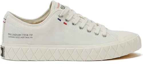 Vista 4 de Palladium Zapatillas bajas para hombre, blanco estrella
