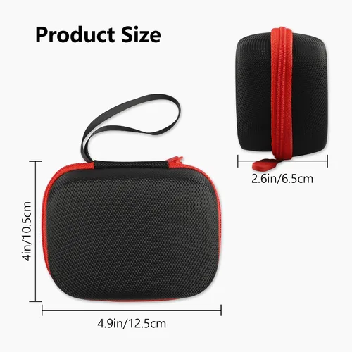 Vista 4 de Funda compatible con JBL Go 4 y JBL Go 3 / JBL Go 3 Eco altavoz Bluetooth ultraportátil, funda protectora impermeable y a prueba de polvo