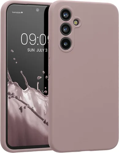 Vista 78 de kwmobile Funda compatible con Samsung Galaxy A13 4G - Funda delgada de silicona TPU - Acabado suave al tacto - Amarillo radiante
