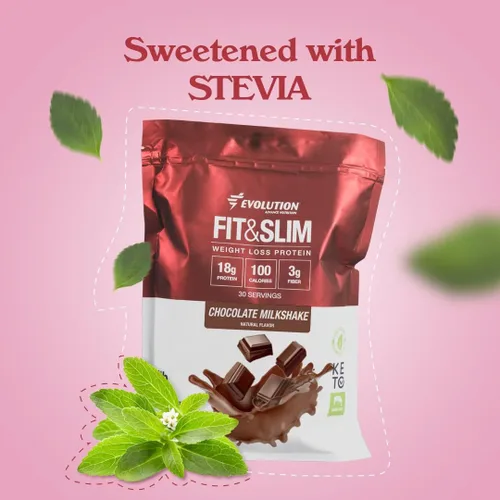 Vista 2 de Evolution Advance Nutrition Fit & Slim Blend, 2 libras + bandas de resistencia para ejercicio en el hogar, proteína de suero en polvo alimentada