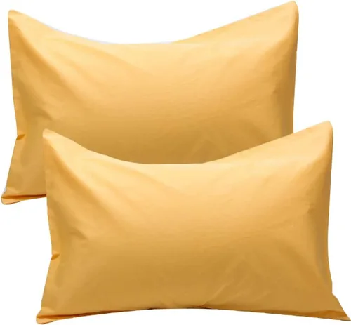Vista 24 de Fundas de almohada de algodón peinado de 600 hilos (paquete de 2) tamaño estándar de 20 x 26 pulgadas, color azul aguamarina Azul Aqua (Solid)
