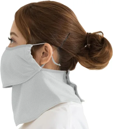 Vista 2 de YAKeNU UV CUT MASK, Máscara de protección solar UV para cuello "Yake-nu SO-Cool