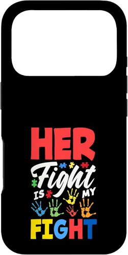 Vista 29 de Her Fight is My Fight Autism Awareness Case for iPhone XR