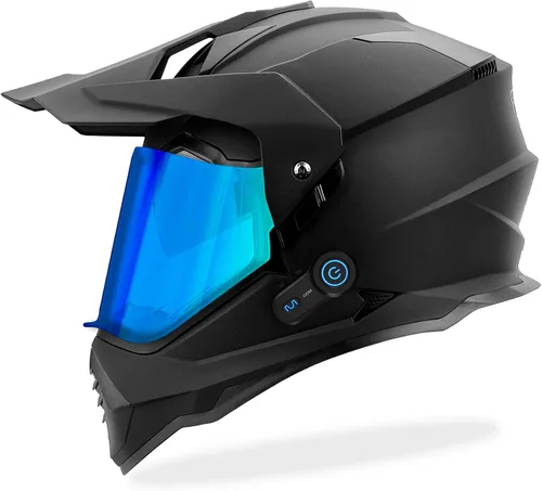 Vista 11 de GDM Beast - Casco de motocicleta Bluetooth Dual
