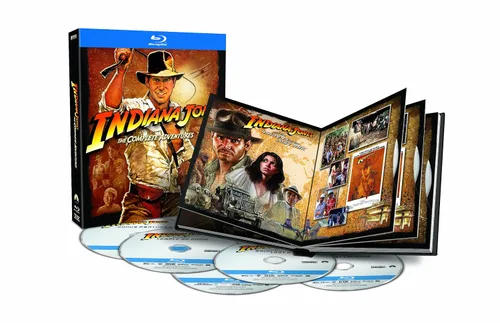 Vista 3 de Indiana Jones: The Complete Adventures (Raiders of the Lost Ark / Temple of Doom / Last Crusade / Kingdom of the Crystal Skull) [Blu-ray]