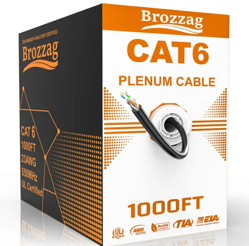 Vista 16 de Cable Ethernet de 10 pies para Cat6/Cat5E, 40 Gbps compatible con Cat8/Cat7, cable de red 24AWG para interiores y exteriores, entierro directo