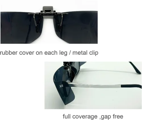 Vista 11 de POLARS DESIGN Gafas de sol polarizadas con clip sobre lentes de miopía graduadas
