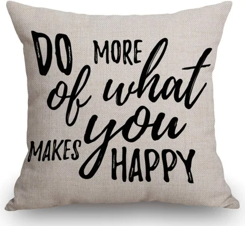 Vista 14 de SSOIU Dare to Dream Inspiration - Funda de cojín decorativa de lino y algodón para el hogar, funda de cojín para sofá, 18 x 18 pulgadas