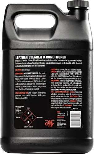 Vista 3 de Meguiar 's D18001 – Limpiador y acondicionador de piel – 1 galón.