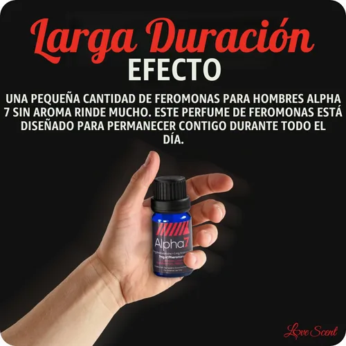 Vista 4 de Alpha 7 - Colonia de feromonas para hombre, sin perfume, elaborada por expertos, 0.3 fl oz Skin-Friendly Formula Human Pheromone Blend