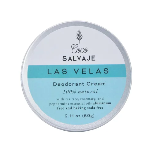 Vista 9 de Crema desodorante natural para mujeres y hombres, desodorante sin aluminio con magnesio e ingredientes orgánicos para pieles sensibles, vegano