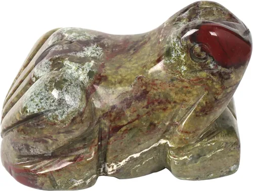 Vista 12 de Figura de cristal de rana con piedras preciosas de obsidiana negra, pequeña tallada a mano, estatua de cristal curativo, escultura de animales