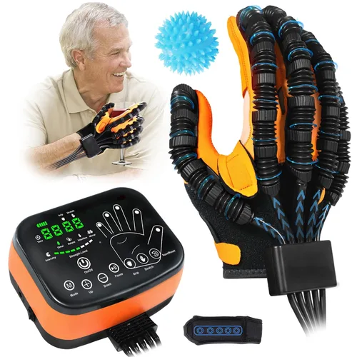 Vista 11 de Guantes de robot de rehabilitación de 8ª generación, dispositivo de recuperación de mano de golpe, guante para accidente cerebrovascular