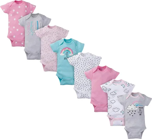 Vista 2 de Gerber Paquete de 8 mamelucos de manga corta y 4 paquetes de ropa Sleep 'N Play