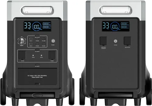 Vista 12 de AFERIY Estación de energía portátil de 3840Wh, tomas de corriente alterna de 120V x 5, carga rápida de 2.5H, estación de energía de batería LiFePO4