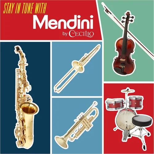 Vista 8 de Mendini by Cecilio 5 Piece 16 Inch Junior Drums Set - Metallic Black Negro metálico