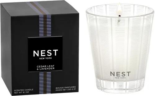 Vista 11 de NEST New York Vela clásica perfumada, bambú, 8.1 onzas, tiempo de combustión de hasta 60 horas, recipiente de vidrio reutilizable